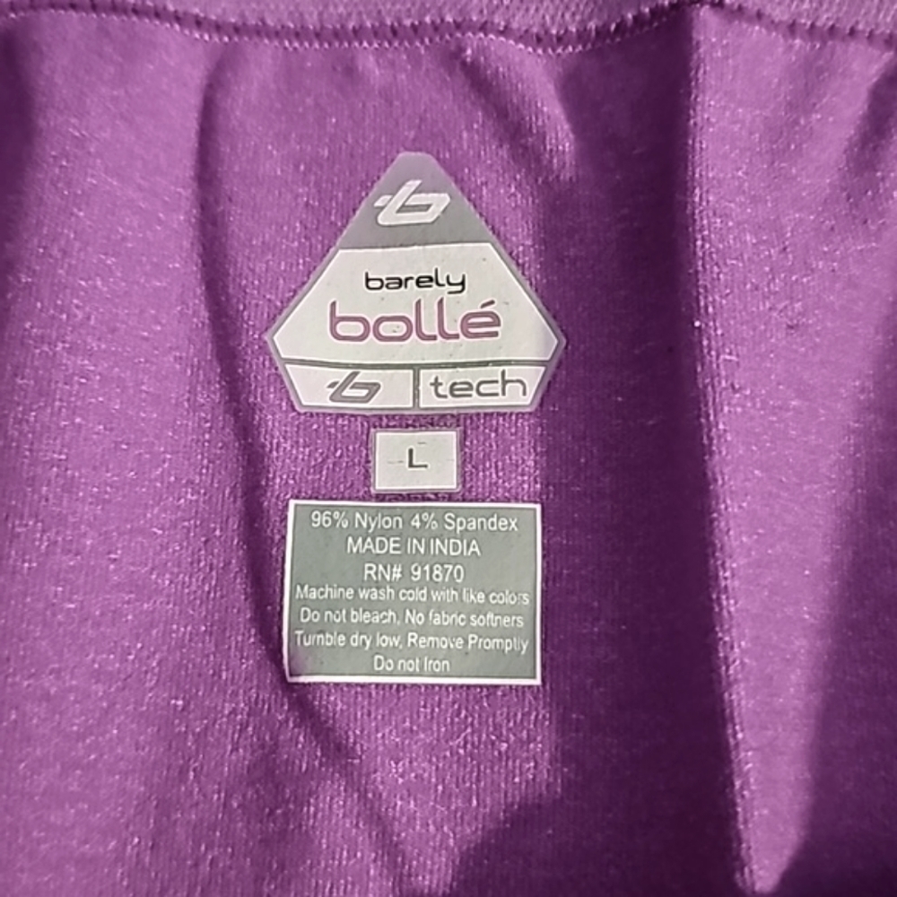 Bolle Fitted Light-weight Athletic Shorts, Pink Purple, Stretch, Size Large - Picture 5 of 5